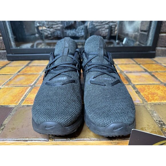 Mens 8.5 Nike Air Max Sequent 3 Triple Black Athletic Running Sneaker 921694-010 - Picture 3 of 9